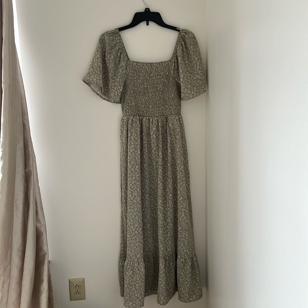 Cottage core smocked dress purchased from pink blush website